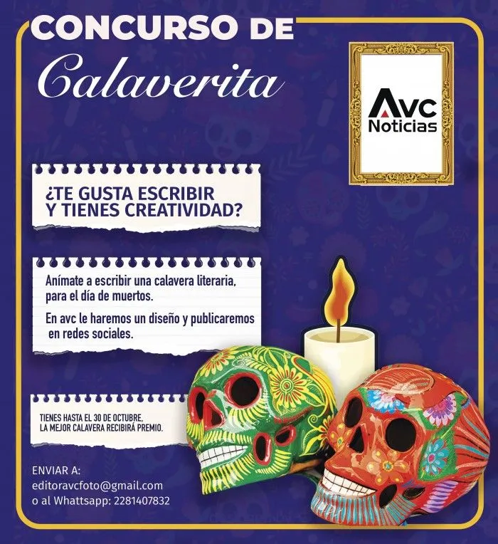 AVC Noticias te invita a escribir tu calaverita literaria - AVC Noticias AVC Noticias te invita a escribir tu calaverita literaria - AVC Noticias