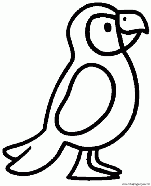 ave-loro-01 | Dibujos y juegos, para pintar y colorear ave-loro-01 | Dibujos y juegos, para pintar y colorear
