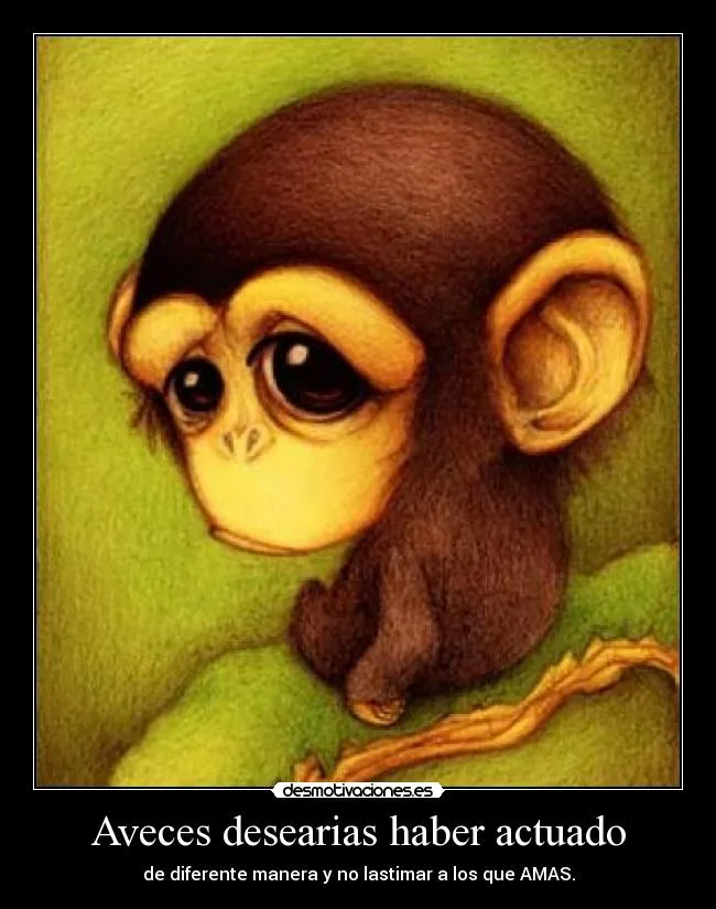 Aveces desearias haber actuado | Desmotivaciones