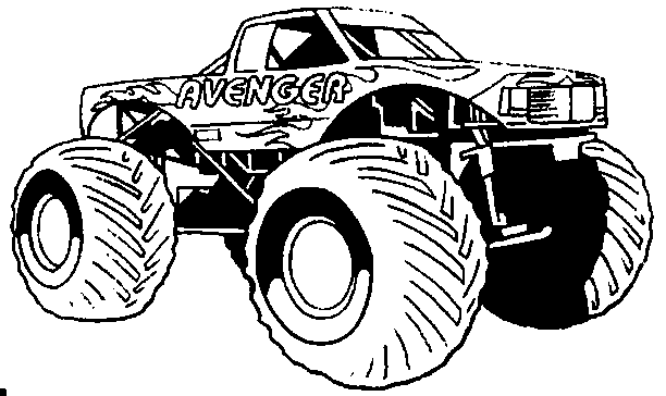 Avenger monster truck | Kids' Coloring Pages | Pinterest Avenger monster truck | Kids' Coloring Pages | Pinterest