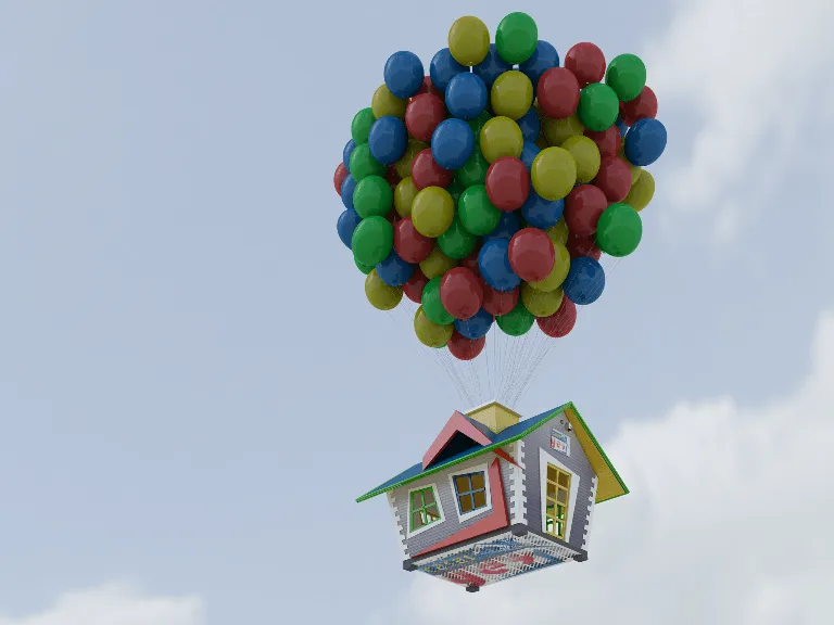 UN AVENTURERO RECORRE MÉXICO CON SU CASA GLOBO COMO EN 'UP ...