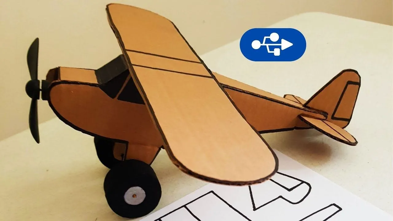 AVION DE CARTON CON MOTOR USB - COMO HACERLO FACIL CON PLANTILLA Y EXPLICADO PASO A PASO - YouTube AVION DE CARTON CON MOTOR USB - COMO HACERLO FACIL CON PLANTILLA Y EXPLICADO PASO A PASO - YouTube