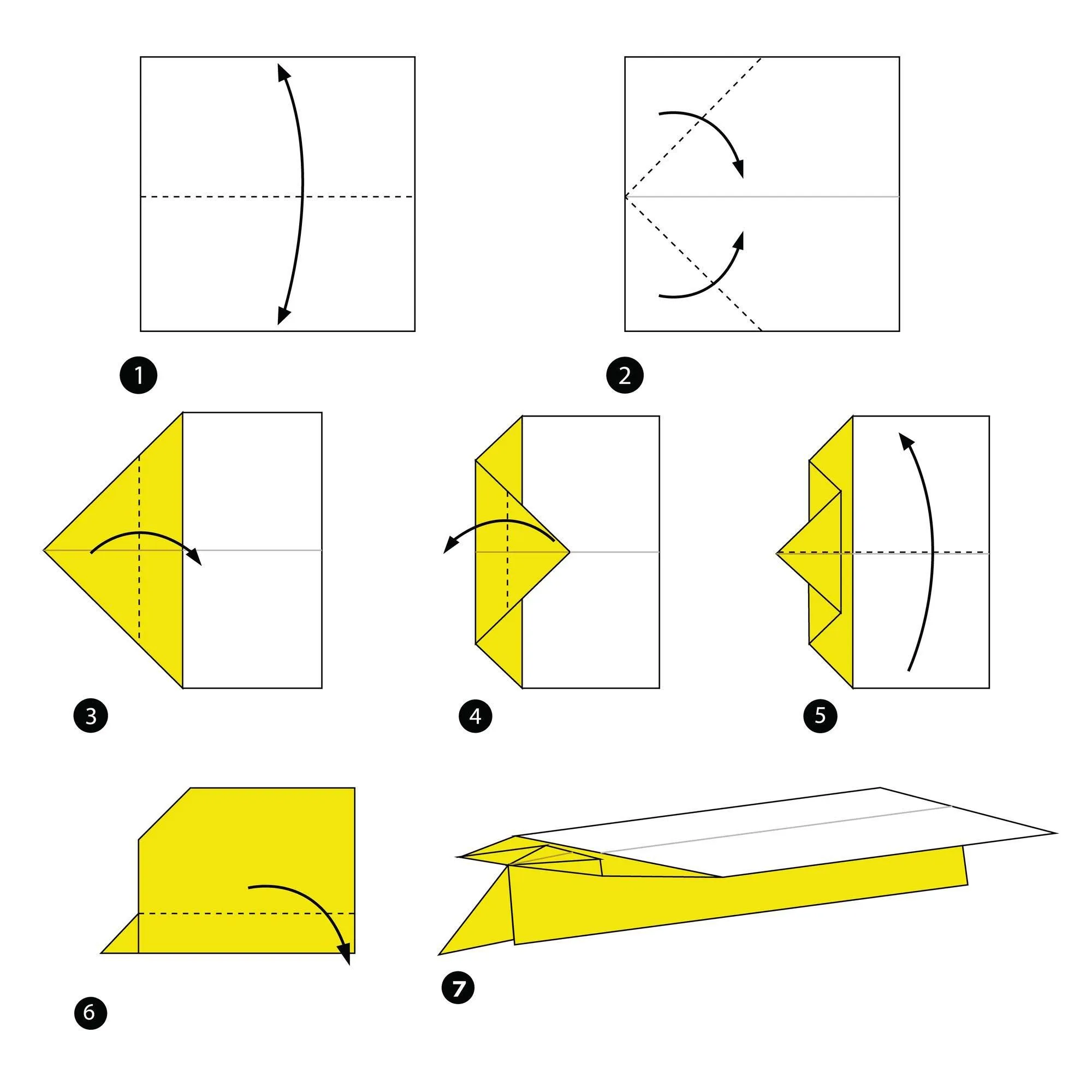 Cómo hacer un avión de papel que vuele mucho tiempo + 10 plantillas Cómo hacer un avión de papel que vuele mucho tiempo + 10 plantillas
