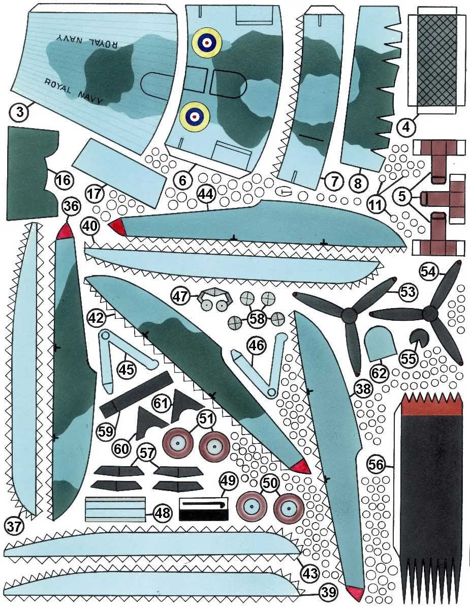 Aviones armables de papel - Imagui