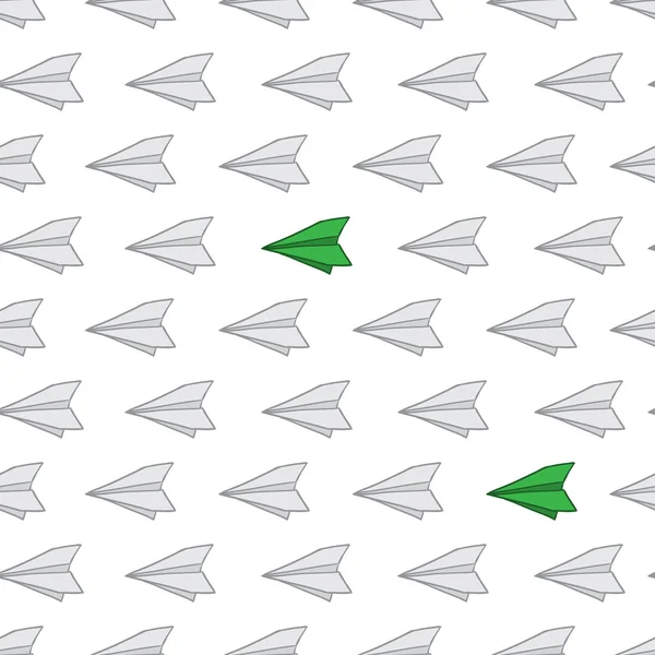 Aviones de papel. Ilustración de vector de patrones sin fisuras ... Aviones de papel. Ilustración de vector de patrones sin fisuras ...