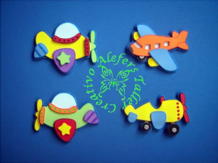 avions de goma eva | manualitats varies | Pinterest