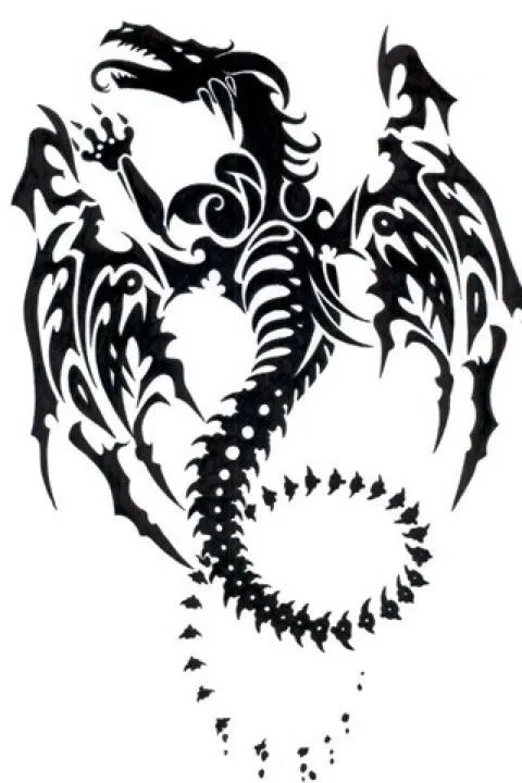 awesome tribal dragon tattoo | tattoos | Pinterest | Tribal Dragon ... awesome tribal dragon tattoo | tattoos | Pinterest | Tribal Dragon ...