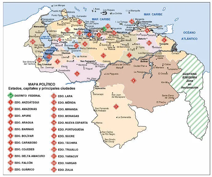 Ayuda, necesito ver un mapa en donde estén identificado las zonas pesqueras de Venezuela, o si pueden - Brainly.lat Ayuda, necesito ver un mapa en donde estén identificado las zonas pesqueras de Venezuela, o si pueden - Brainly.lat