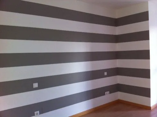 AYUDA: PASAS PARA PINTAR UNA PARED A RAYAS HORIZONTALES | Decorar ...