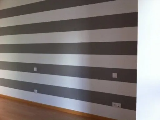 AYUDA: PASAS PARA PINTAR UNA PARED A RAYAS HORIZONTALES | Decorar ...