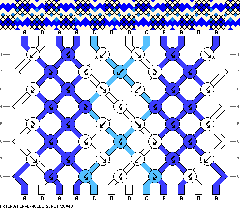 Diagramas de pulseras con hilo encerado - Imagui