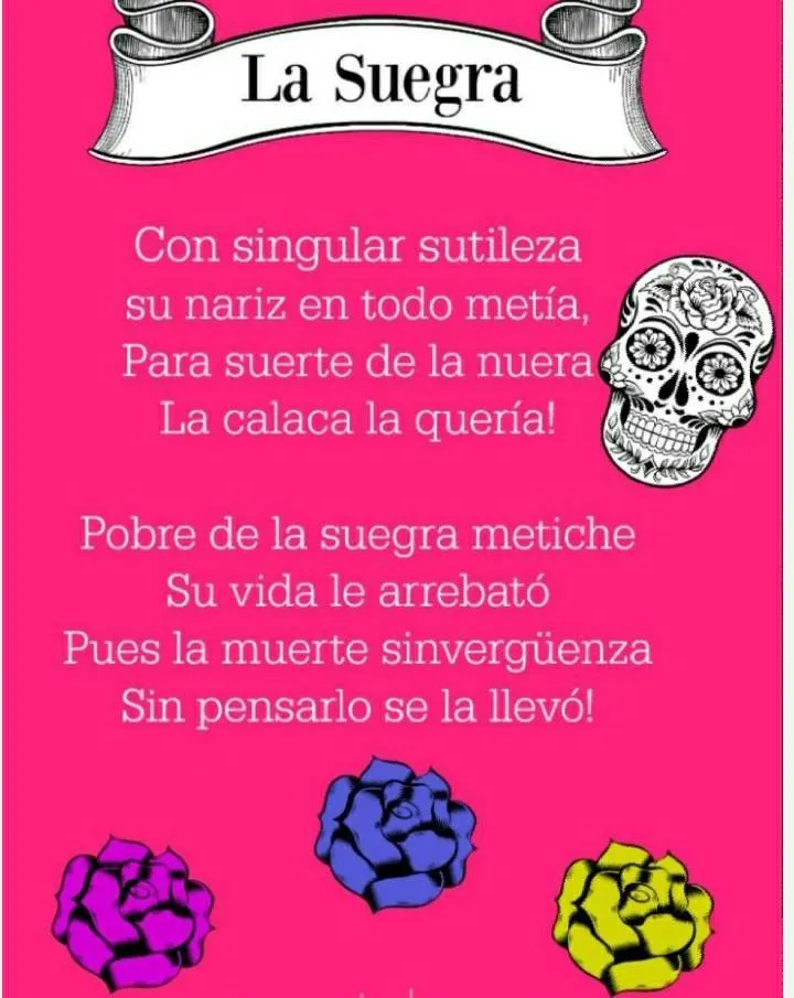 me ayudan porfavor necesito hacer una calaverita literaria para una amiga  se llama esmeralda ​ - Brainly.lat