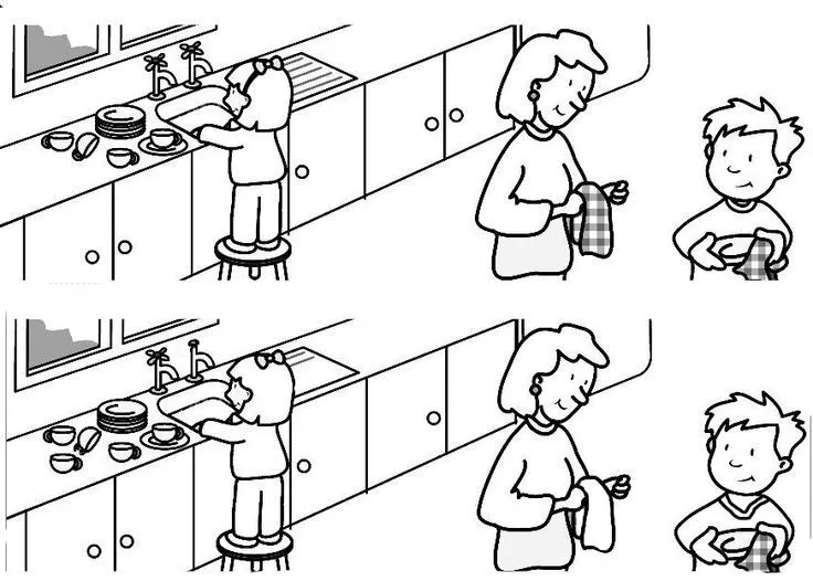 Ayudar en casa. Encuentra las diferencias. | Classroom Activities ... Ayudar en casa. Encuentra las diferencias. | Classroom Activities ...