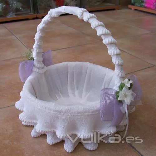 Como decorar cestas con papel crepe? - Imagui Como decorar cestas con papel crepe? - Imagui