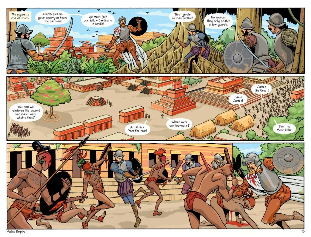 Aztec Empire, el primer comic sobre la conquista con ayuda del INAH Aztec Empire, el primer comic sobre la conquista con ayuda del INAH