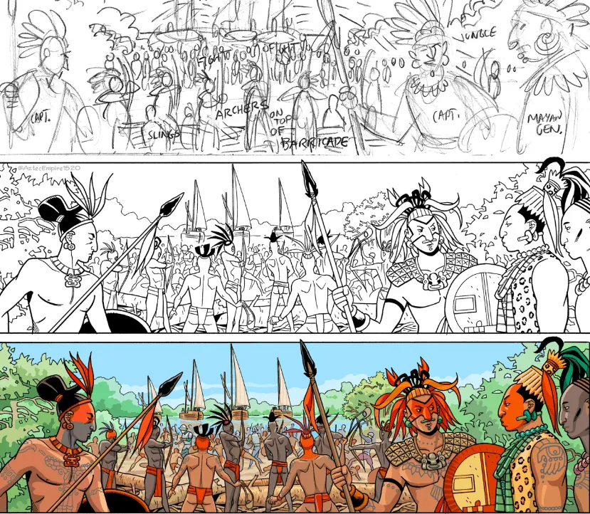 Aztec Empire: El cómic de la Conquista de México más realista Aztec Empire: El cómic de la Conquista de México más realista