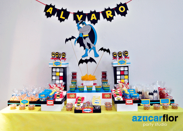 AZUCAR FLOR party studio: BATMAN