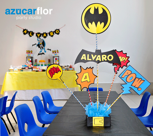 AZUCAR FLOR party studio: BATMAN