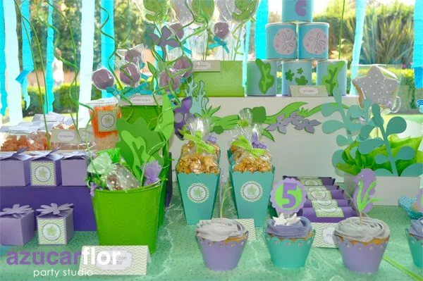 AZUCAR FLOR party studio: La Sirenita, bajo el mar