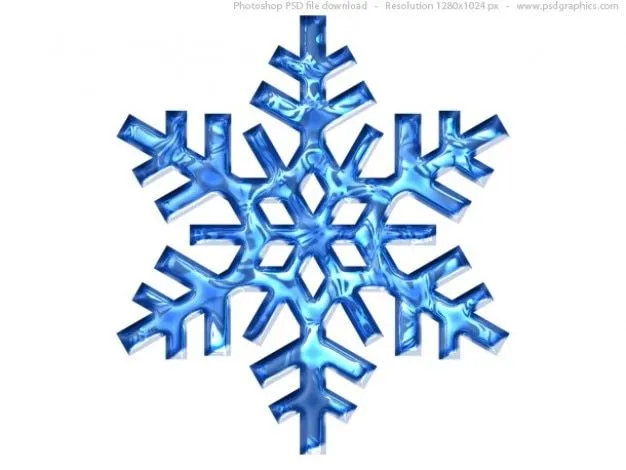 Azul del copo de nieve icono (PSD) | Descargar PSD gratis Azul del copo de nieve icono (PSD) | Descargar PSD gratis