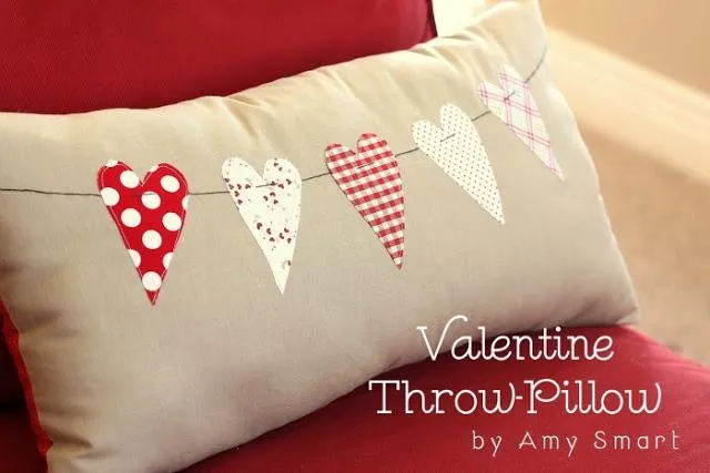 Algo azul... DIY: Un cojín para San Valentín - Paperblog