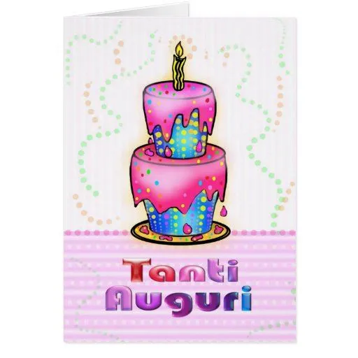 Azul italiano do rosa do bolo do feliz aniversario cartoes | Zazzle Azul italiano do rosa do bolo do feliz aniversario cartoes | Zazzle