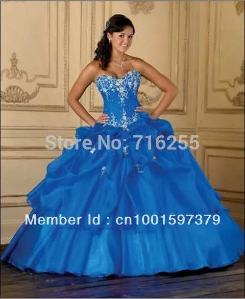 Vestidos de 15 azul - Imagui