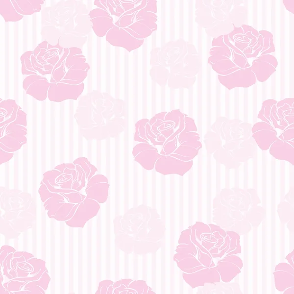 Azulejos patrón floral vector retro con elegantes rosas de ...