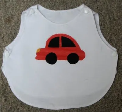 Babero con molde para bebe : cositasconmesh