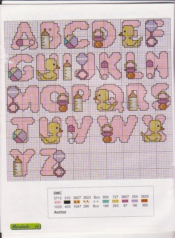 Babero punto de cruz | Aprender manualidades es facilisimo.com ... Babero punto de cruz | Aprender manualidades es facilisimo.com ...