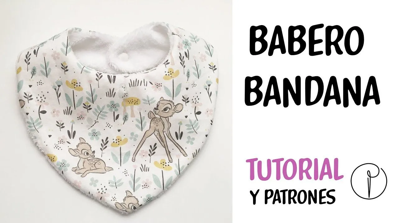 Cómo hacer Babero tipo Bandana: paso a paso. Patrón gratis - YouTube Cómo hacer Babero tipo Bandana: paso a paso. Patrón gratis - YouTube