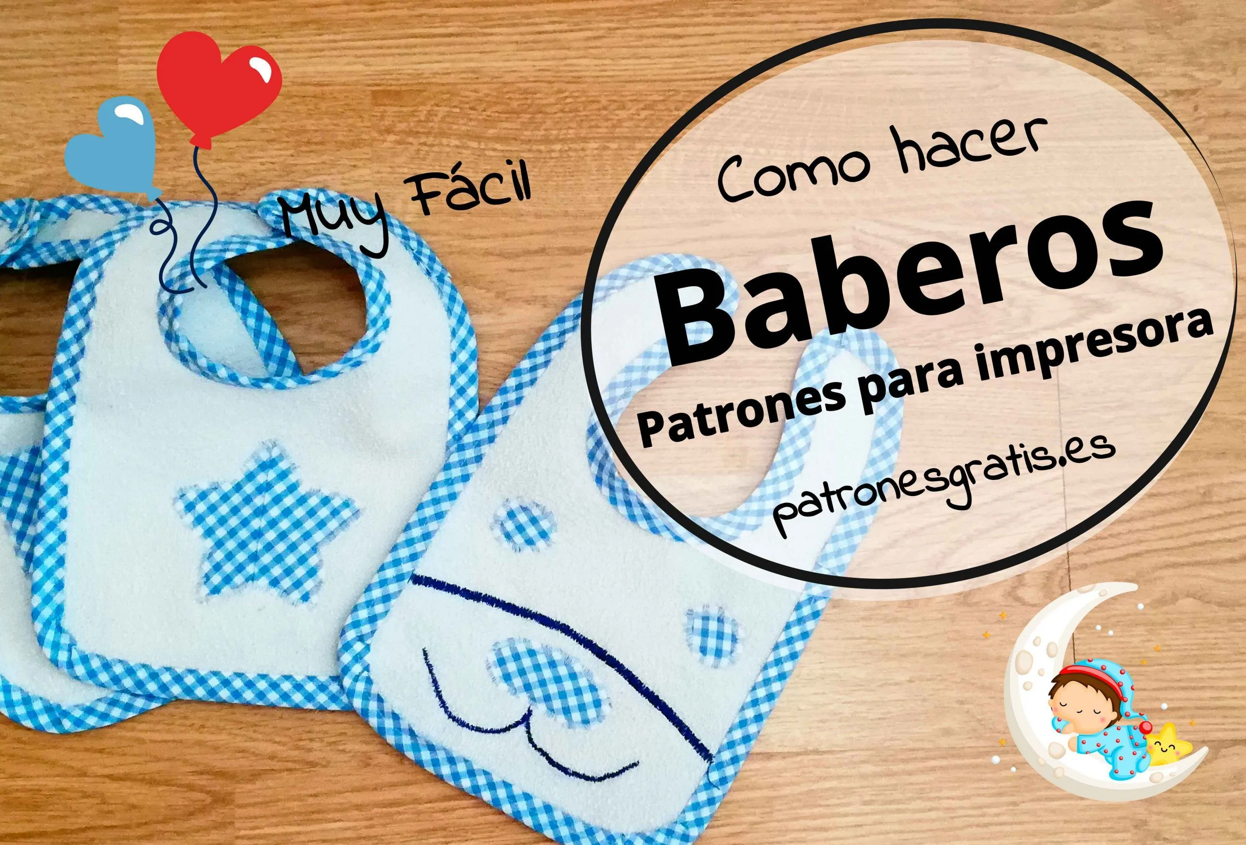 Como hacer baberos paso a paso – Patrones para impresora - Patrones gratis Como hacer baberos paso a paso – Patrones para impresora - Patrones gratis
