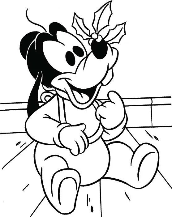 Goofy bebé a color Disney - Imagui