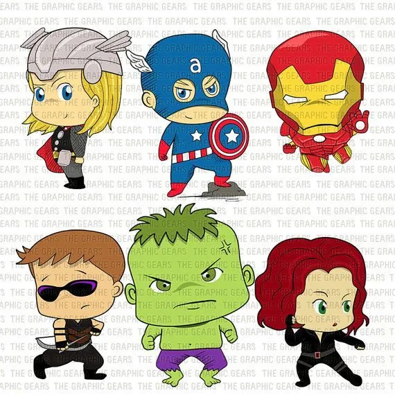 Baby Avengers Clip Art Set Avengers Heroes Clipart - Little Young ... Baby Avengers Clip Art Set Avengers Heroes Clipart - Little Young ...