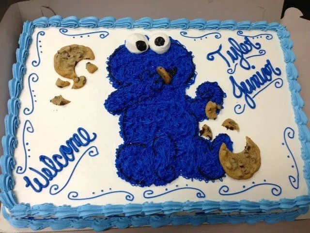 Baby Cookie Monster Shower Cake | Baby Showers | Pinterest Baby Cookie Monster Shower Cake | Baby Showers | Pinterest