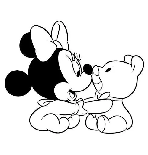 BABY DISNEY: DIBUJOS DE MICKEY Y MINNIE