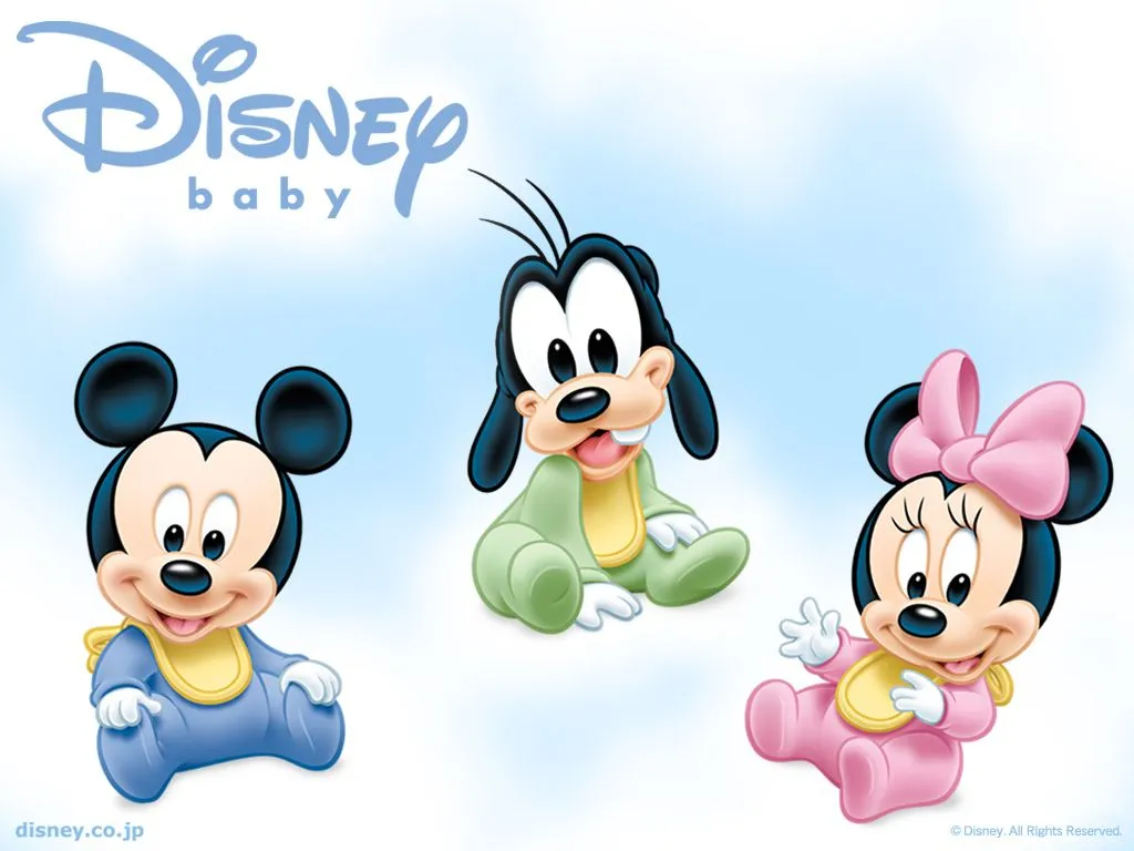 Sonhando com cores: Baby Disney - Mickey, Minnie, Donald, Margarida ...
