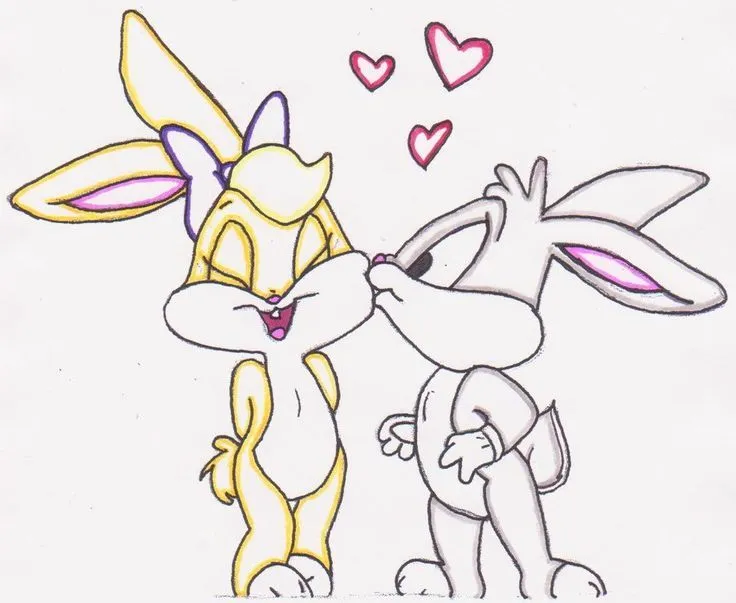 Baby Lola Bunny | Baby Lola and Bugs Colored by Dessiekisses ...