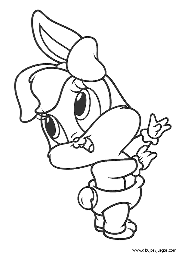 baby-looney-tunes-006 | Dibujos y juegos, para pintar y colorear
