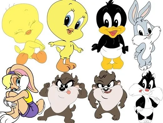 Baby looney tunes baby looney tunes cartoon characters vector Free ...