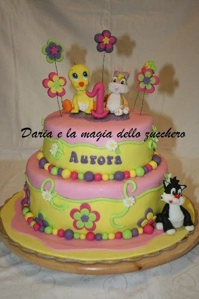 Baby Looney Tunes cake #Torta Baby Looney Tunes # | Children cakes ...