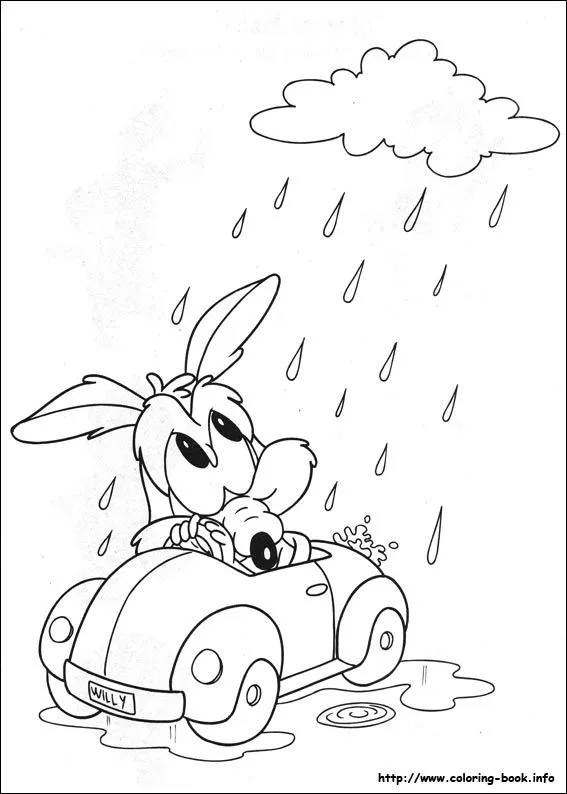 Baby Looney Tunes coloring picture | wile e coyote | Pinterest