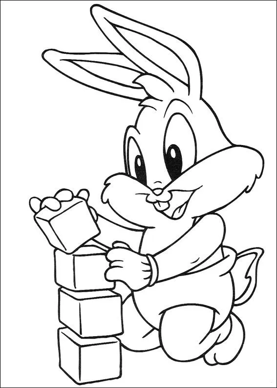 baby looney tunes dibujos para colorear | VLC peque