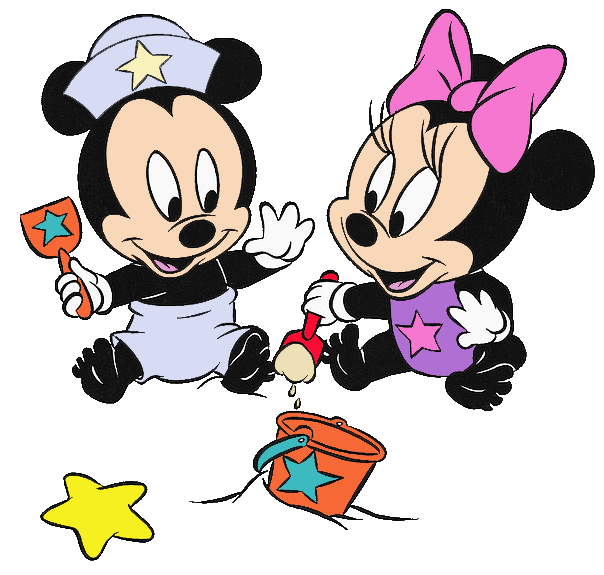 Baby Mickey & Minnie in Sand | детск картинки мульт | Pinterest ... Baby Mickey & Minnie in Sand | детск картинки мульт | Pinterest ...