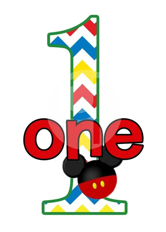 Baby Mickey Mouse 1st Birthday Clip Art | Clipart Panda - Free ...
