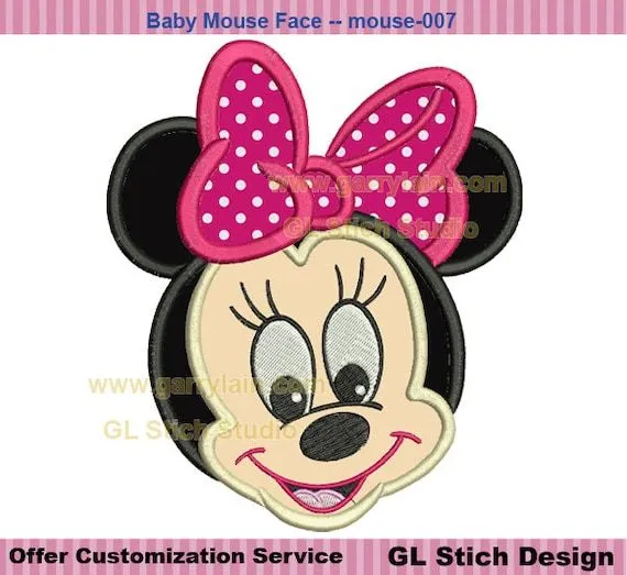 Cara baby Minnie Mouse - Imagui