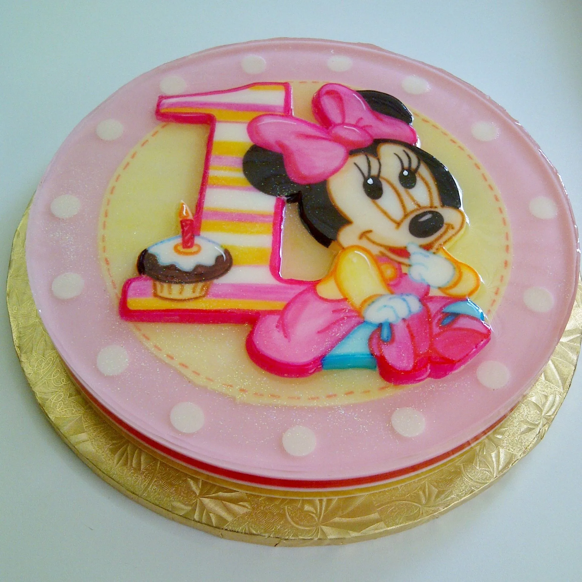 Baby Minnie Mouse Gelatin | Gelatin | Pinterest | Ratones, Bebé y ...