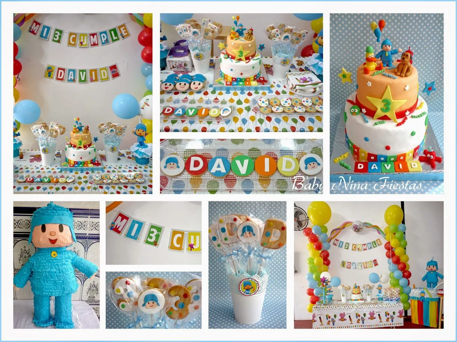 Baby Nina Fiestas: Fiesta Pocoyo para David
