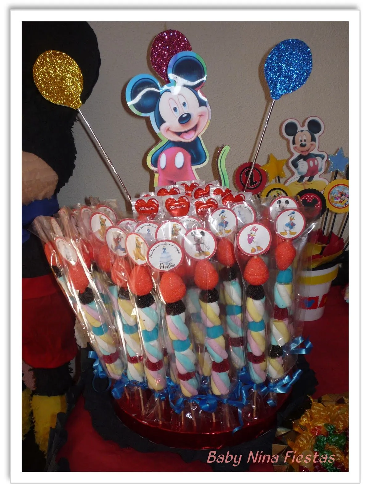 Baby Nina Fiestas: Fiesta temática Mickey Mouse para Adrián.
