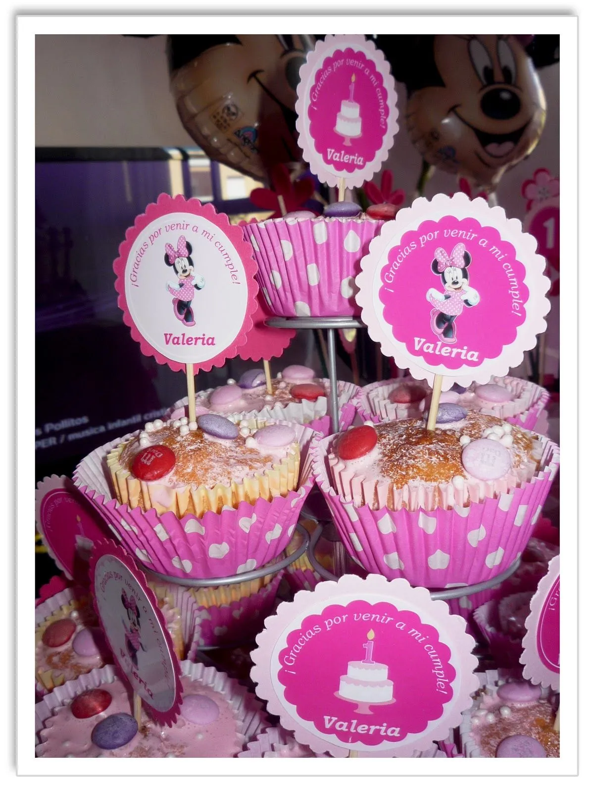 Baby Nina Fiestas: Fiesta temática Minnie Mouse para Valeria